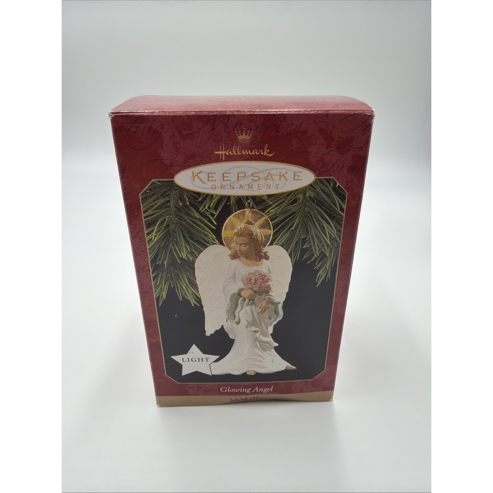 1997 Hallmark GLOWING ANGEL Magic Light Keepsake Ornament